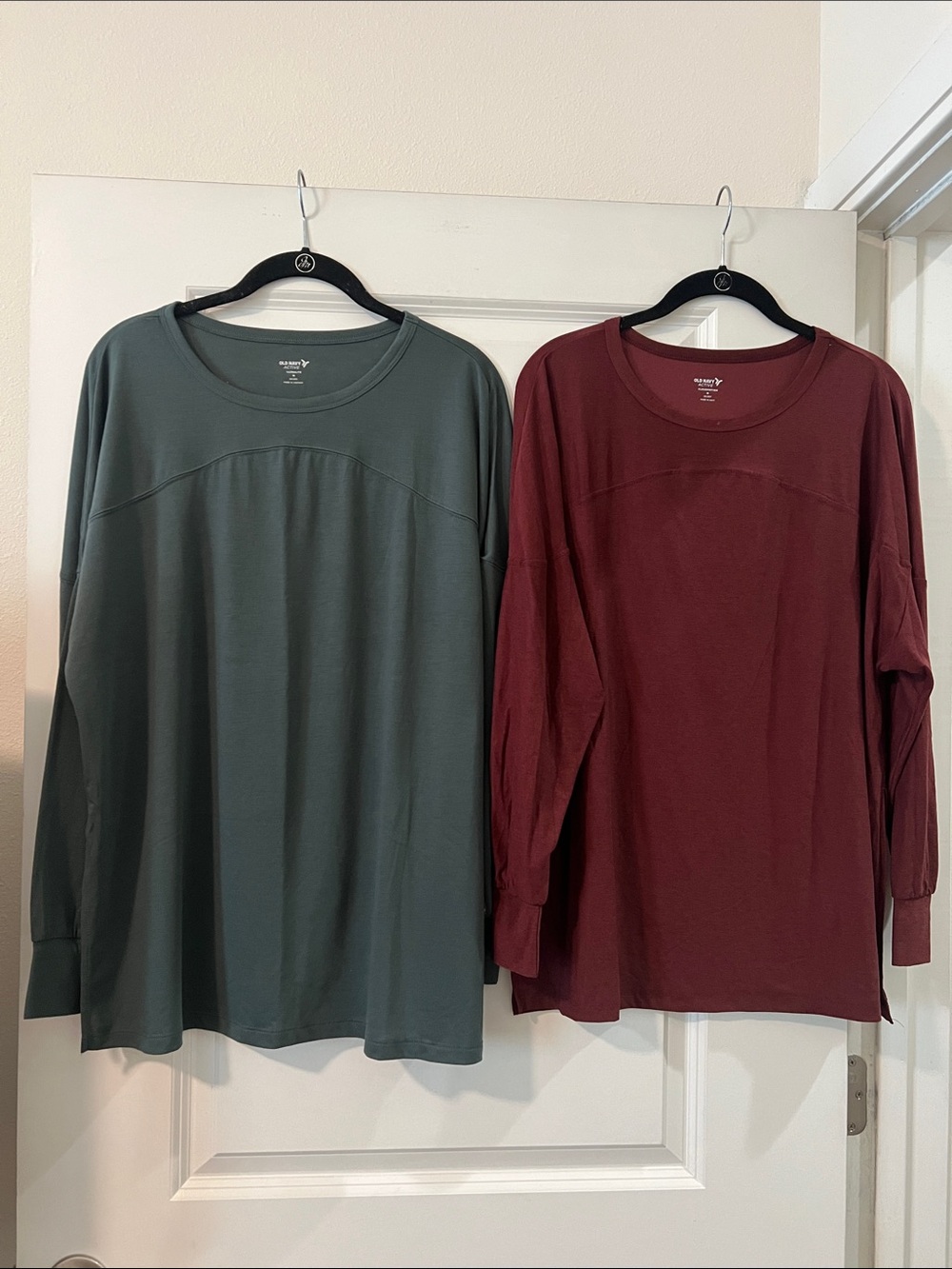 Lot of 2 Old Navy Long Sleeve Active Tops
